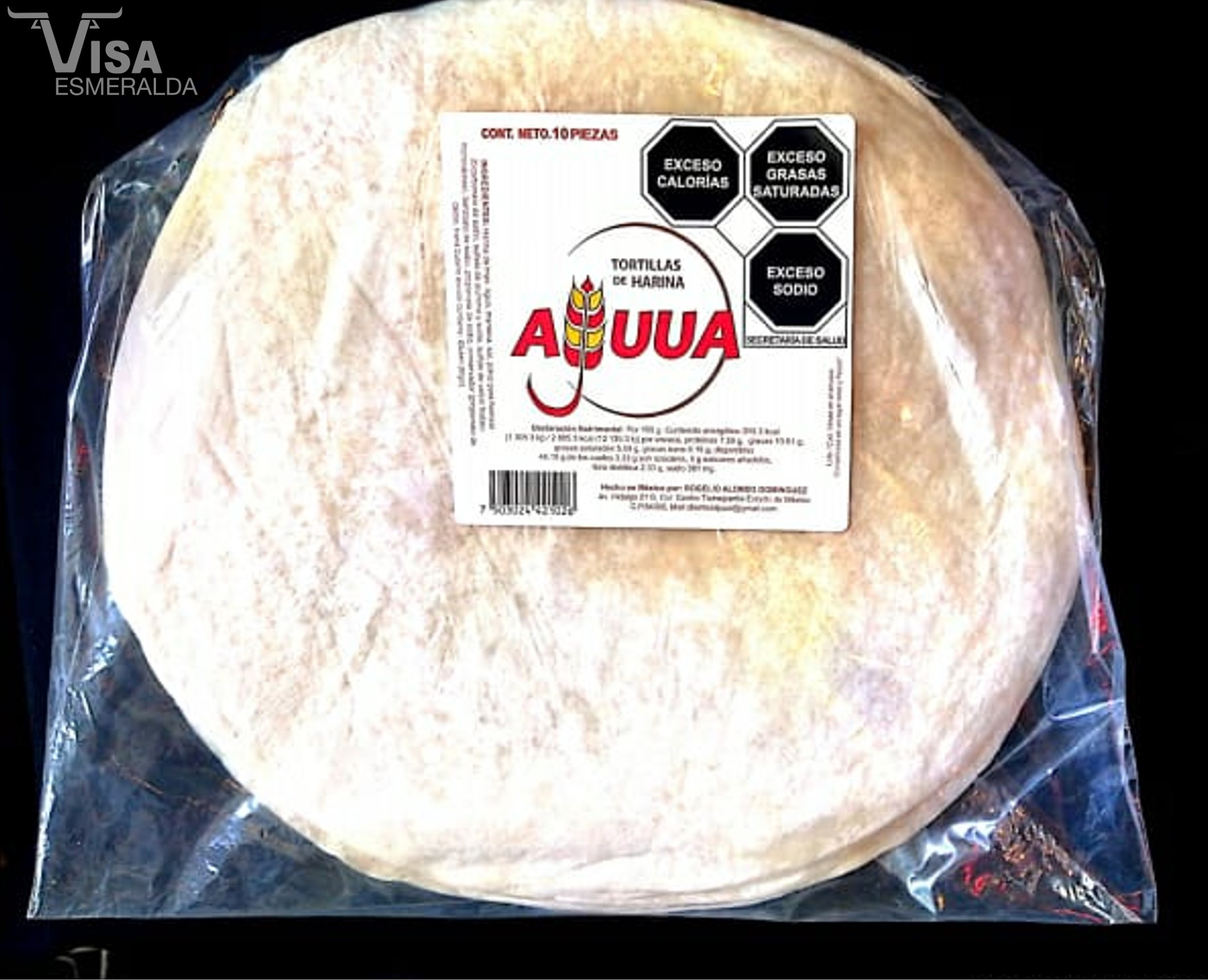 Tortilla De Harina Sobaquera Natural Ajuua